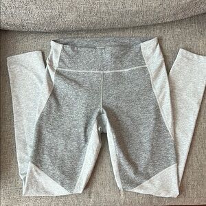 Outdoor Voices two toned gray Colorblock Leggings
